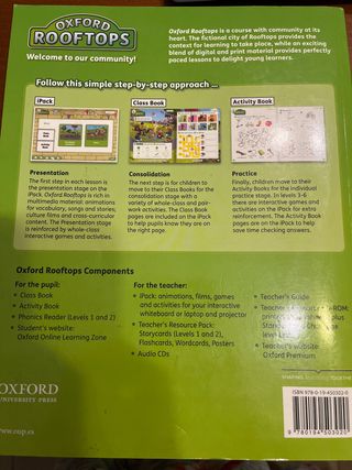 Libro Inglés Oxford Rooftops Class Book 1
