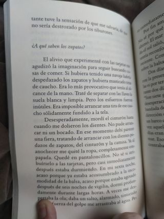 Relato de un náufrago