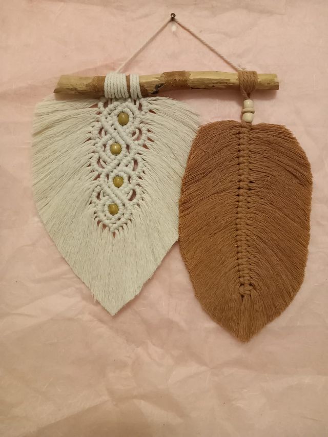 Foglie in macrame Hand made