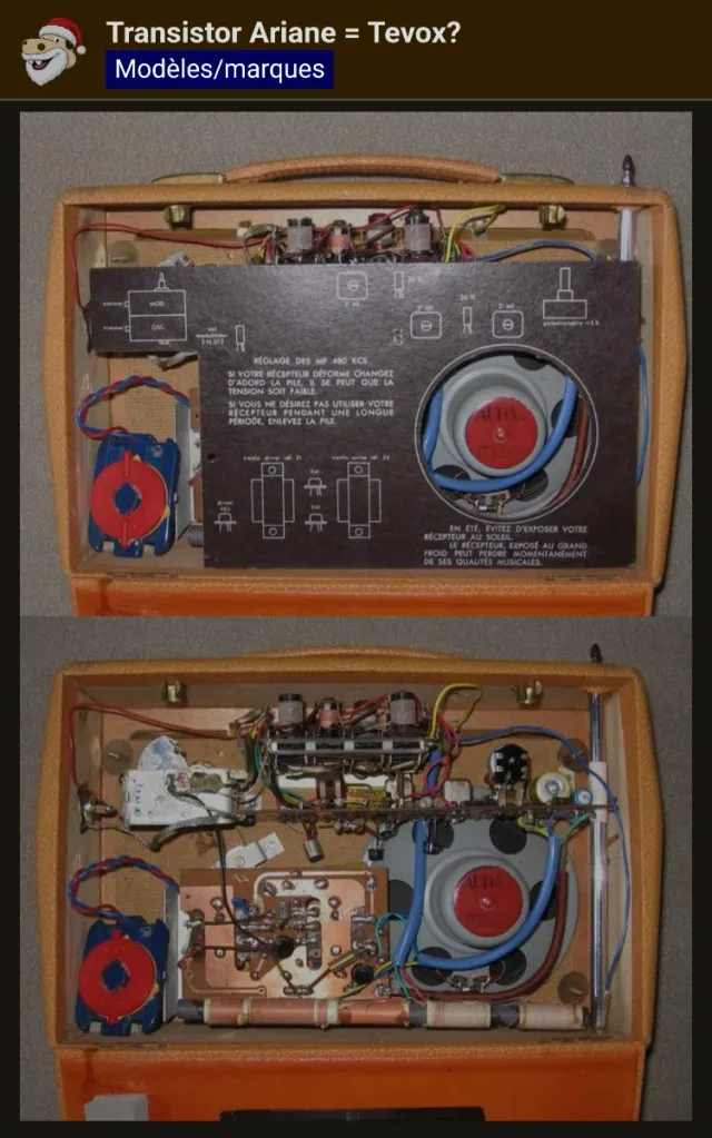 transistor antiguo Ariane(tevox