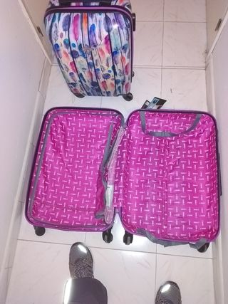 JUEGO MALETAS RIGIDAS 4 RUEDAS