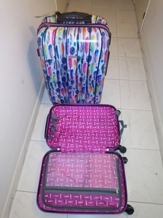 JUEGO MALETAS RIGIDAS 4 RUEDAS