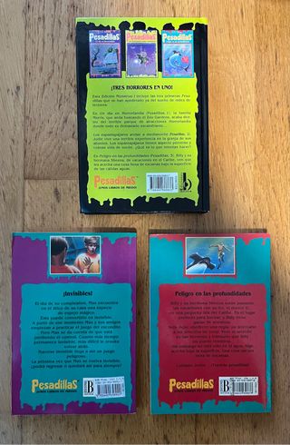 LOTE DE LIBROS - “PESADILLAS”