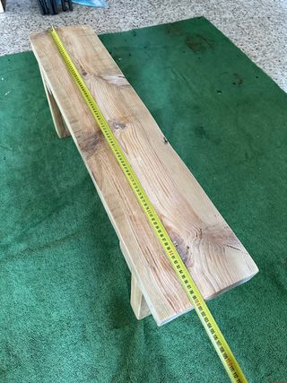 Panca Valsain in legno massello 100 cm