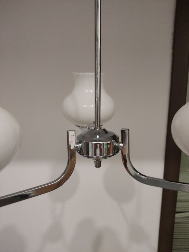 Lampara de techo con globos