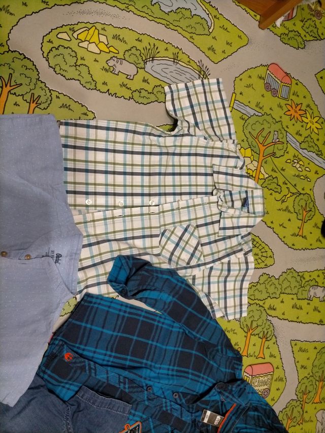 lote de camisas niño