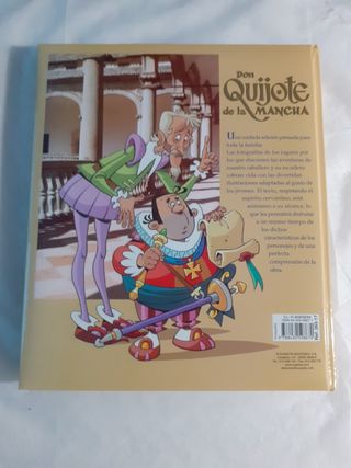 Libro Don Quijote de la Mancha. 