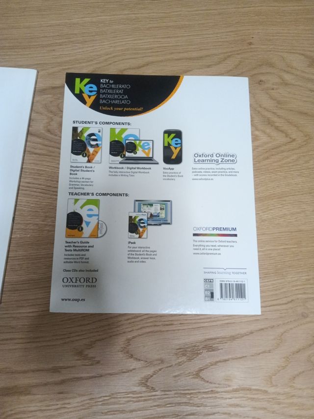 Key to Bachillerato 1. Student's Book y workbook