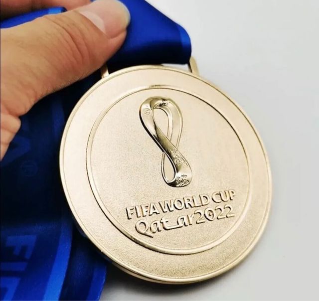 Medalla ganador Messi Mundial Fútbol Qatar 2022