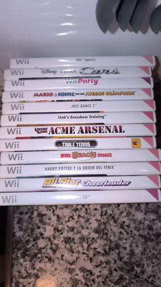 Consola Wii + accesorios + juegos