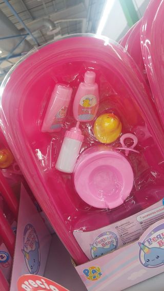 Bañera para Muñecas con Accesorios.