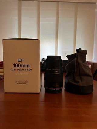 Objetivo fotografía Canon