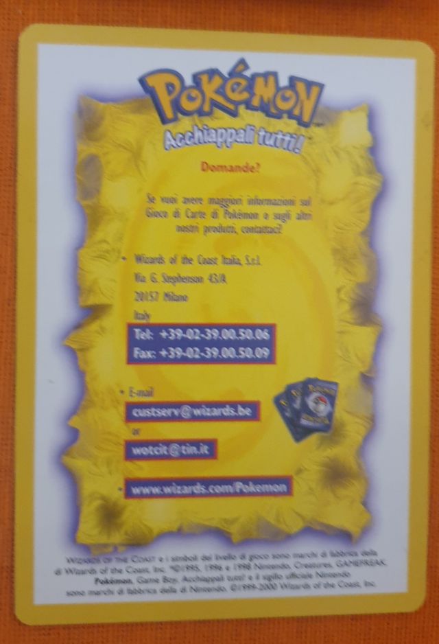 Carte Pokémon 