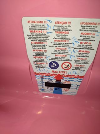 Bañera bebé recién nacido a 2 años