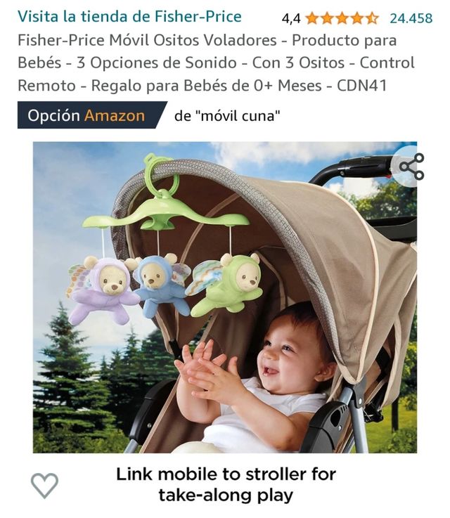 Movil ositos voladores fisher -price