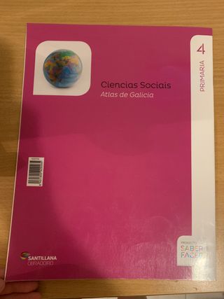 Libro 4 primari Ciencias sociais ISBN 978849972426