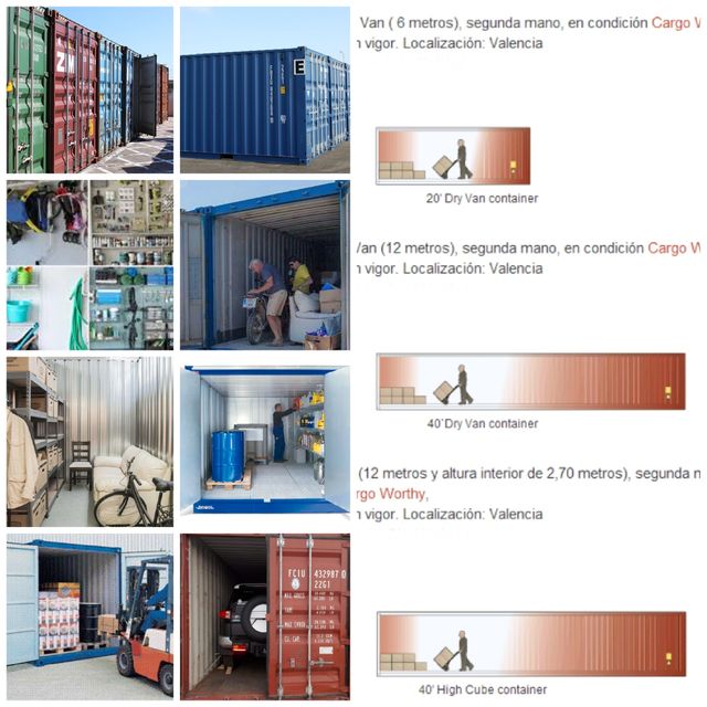 TRASTEROS GUARDAMUEBLES CONTENEDOR MARITIMO