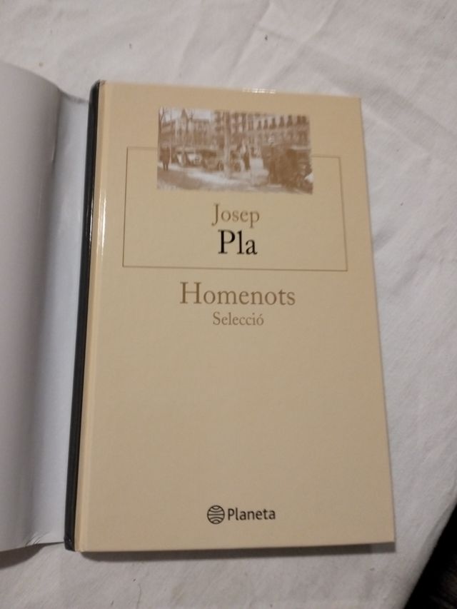 Homenots, Josep Pla.