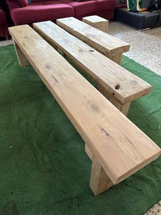 bancos de madera maciza balsain