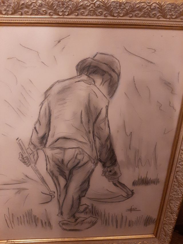 Quadro di un ragazzo dalla forza indistruttibile