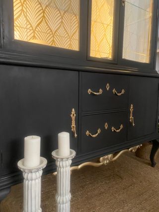 Vitrina antigua restaurada