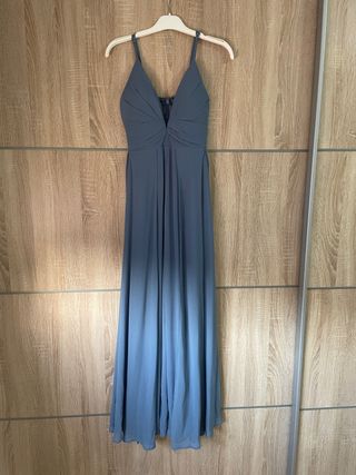 Vestido/Mono fiesta azul talla XS/S