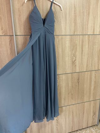 Vestido/Mono fiesta azul talla XS/S