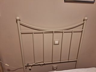 Cabecero como, blanco roto,,90 cm.