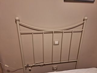 Cabecero como, blanco roto,,90 cm.