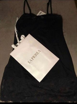 Negligee negro La Perla.