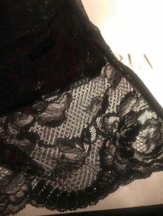 Negligee negro La Perla.