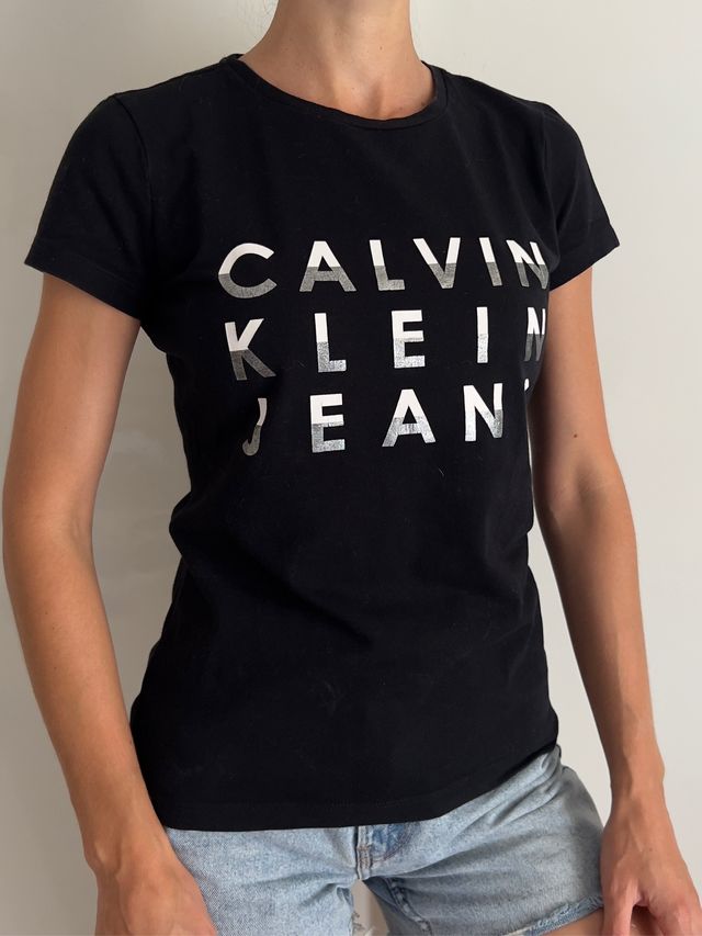t-shirt calvin klein nera donna misura s