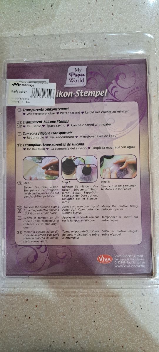 Plantilla de silicona para manualidades