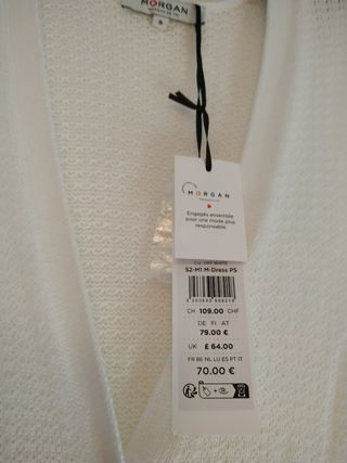 Vestido Morgan etiqueta 
