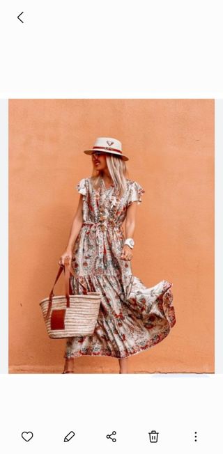 Vestido boho volantes 👗💖 JS Millenium talla L