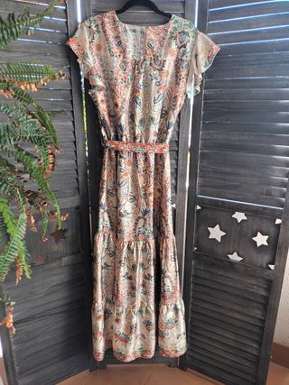 Vestido boho volantes 👗💖 JS Millenium talla L