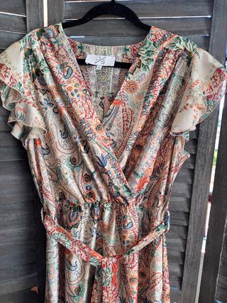 Vestido boho volantes 👗💖 JS Millenium talla L