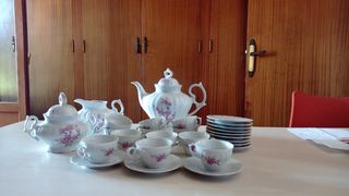 Juego de café porcelana marca Daina