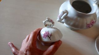 Juego de café porcelana marca Daina