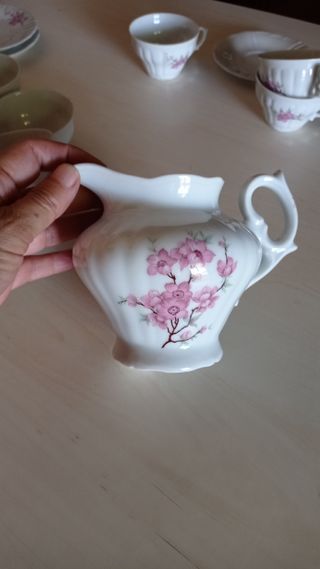 Juego de café porcelana marca Daina