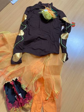 Disfraz elfos, hada, árbol