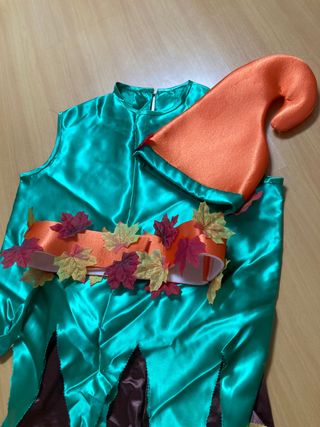 Disfraz elfos, hada, árbol