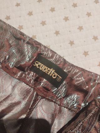Chaqueta terciopelo y pantalón bordado