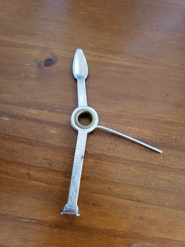 Limpiador de pipa de fumar antigo original.