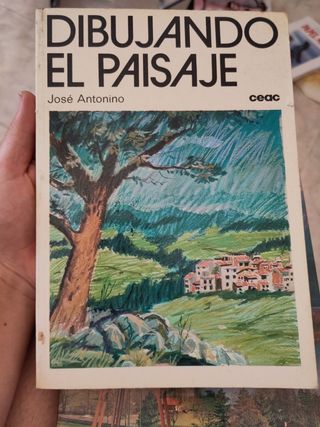 Pack de libros. Dibujo del paisaje