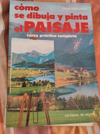 Pack de libros. Dibujo del paisaje