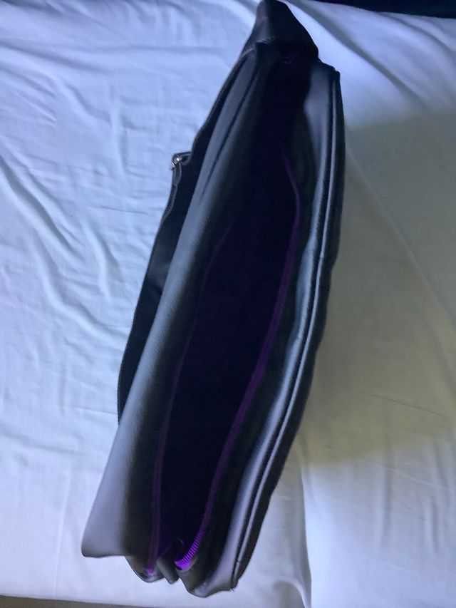 cartera real Madrid 45x34x14 negra