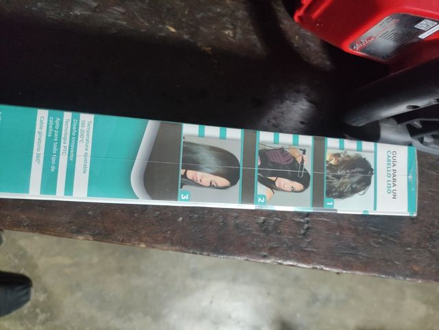 Cepillo alisador de pelo ceramico