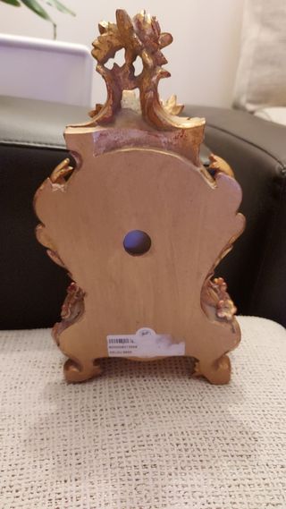 Reloj de mesa bañado en oro