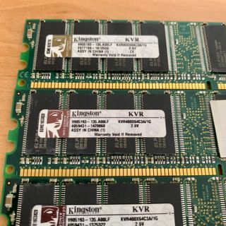 Memoria Ram kingston kvr400x64c3a/1g
